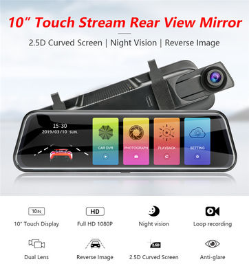 ODM IPS Touchscreen Full HD Car DVR Camera Dual Lens Dash Cam 6X Digital Zoom