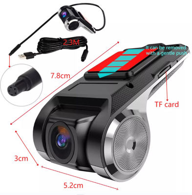 FCWS LDWS Car Camcorder FHD 1080P Vehicle Blackbox DVR Dual Lens