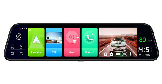 12 Inch ADAS 4G Car DVR FHD1080P Rearview Mirror Car Recorder 32GB GPS Navigation
