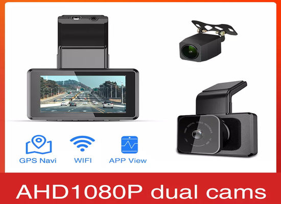 WIFI GPS Logger 4K Car Dashboard Mounted Dash Cam 3inch
