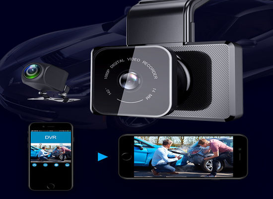 24h ADAS 4g Smart Rearview Mirror Car Recorder Dual Dash Cam GPS DVR Loop Recording