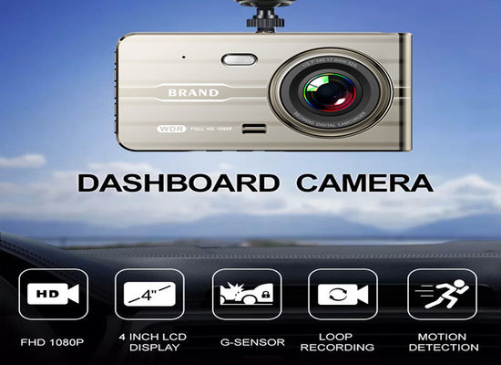 XINLIHANG 24H Vehicle Video Full HD Car Recorder 4&quot; IPS 1080P WDR Car Camcorder