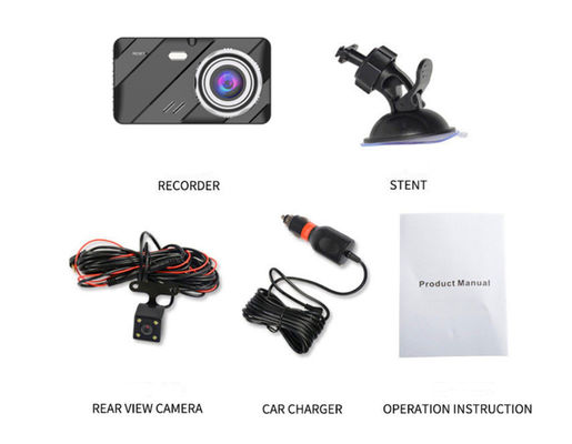 4Inch Blackbox Car Dash Cam Recorder Parking Monitor With Loop Recording
