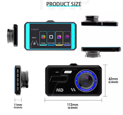 4Inch LCD FHD1080P Wide Angle Video Car Dvr Dash Cam Night Version camera