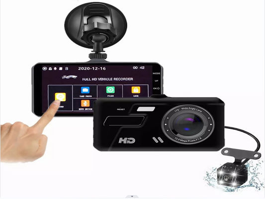 XINLIHANG 1080P 4inch Front And Interior Dash Cam with Speed Indicator