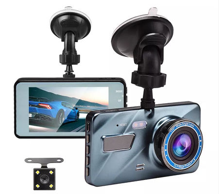 Vehicle WDR IPS Touchscreen Video Dash Cam Recorder Blackbox Dual Lens