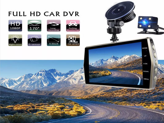 128GB Vehicle Motion Activated Dashcam Dashboard Camera Front And Rear Blackbox