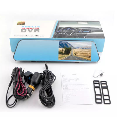 60HZ Blackbox Rear Mirror Dash Cam Car Camera Driving Video Recorder 1080P