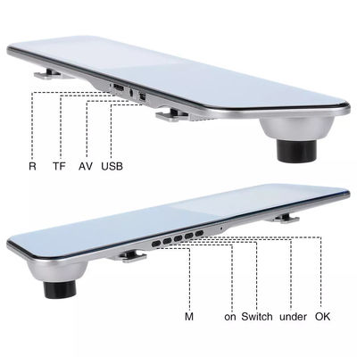 Vehicle Dual Lens Blackbox DVR Full HD 1080P Car Camera Rearview Mirror