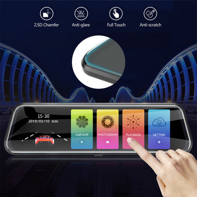 ODM IPS Touchscreen Full HD Car DVR Camera Dual Lens Dash Cam 6X Digital Zoom