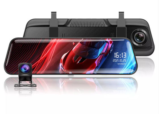 10Inch IPS 2.5D 4K GPS Dash Cam Dash And Reverse Camera Touch Screen