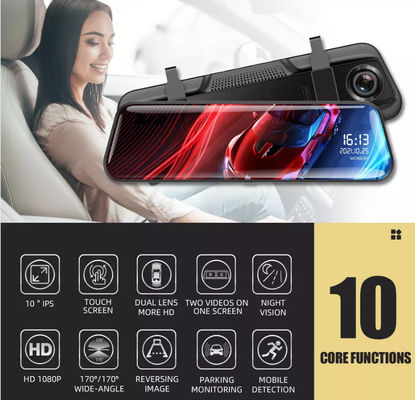 9.66 Inch Touchscreen 4G Car DVR Camera Video Recorder