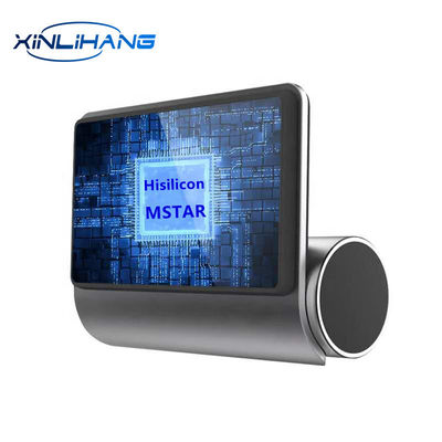 Touchscreen ​Auto Blackbox DVR Dash Cam 24 Hour Recording Dual Lens Rearview Mirror