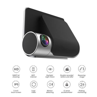 Parking Monitor Cycle Recording Full HD Car DVR 1080p Dashcams For Cars