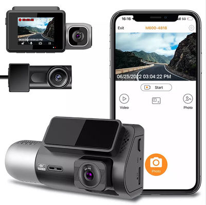 3Channel Dashcam Wifi 4k 2Inch IPS 4g ADAS Mirror Blackbox