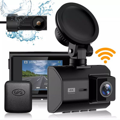 4K 2K WDR Dash Cam WIFI GPS Logger Dual Lens Car DVR Novatek96670 Chip