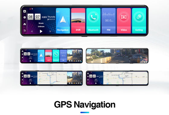 12&quot; Android 8.1 HD1080P 4g Car DVR Dash Cam With Livestreaming Mirror