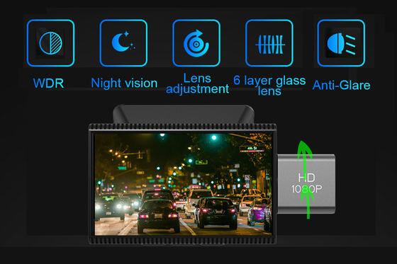 4G Android 8.1 Rearview Mirror Car HD DVR 1080p IPS Touch Streaming Media