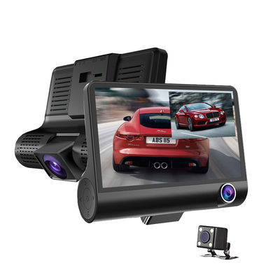 4 Inch IPS Screen Camera Car Camcorder FHD 1080p DVR With 3 Security Cameras