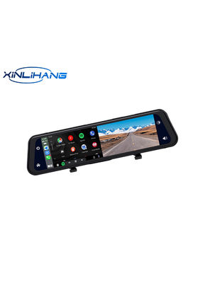 Dual Lens Mirror Dashcam Carplay Reverse Camera Auto Wireless Miracast 2K 12 Inch