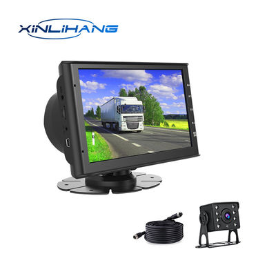 7inch Android GPS Navigation Full HD Truck Car DVR Camera Dash Cam 2CHs