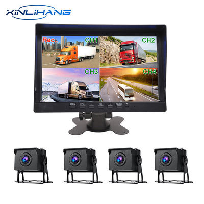 10inch Truck Dashboard Mounted Dash Cam 128G Automotive DVR Camera System 9V-36V