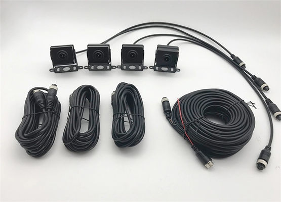 AHD 720P Vehicle Truck 9.66 Inch Screen Dash Cam Recorder DVR 4CH