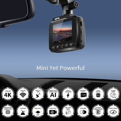 V53 Dash Cam 4K UHD Sony Night Vision Dash Cam Dual Camera GPS Wi-Fi Dashcam 24H Parking Monitor 170°FOV dvr Car Camera