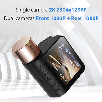 Dual Lens Invisible Dash Cam DVR Night Vision WDR Built In GPS