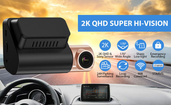 Car Black Box LCD 4K GPS Dash Cam With WIFI GPS Video Recorder