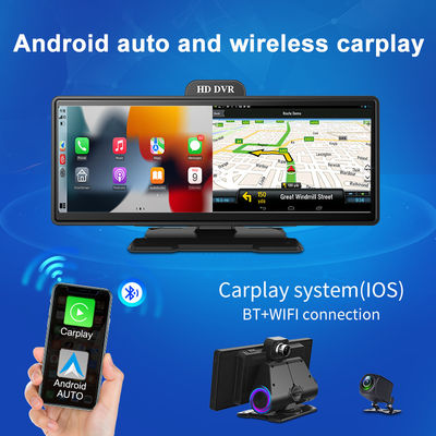 4K Android Auto ADAS WiFi Dash Cam AUX FM GPS 10.26&quot; Car DVR CarPlay