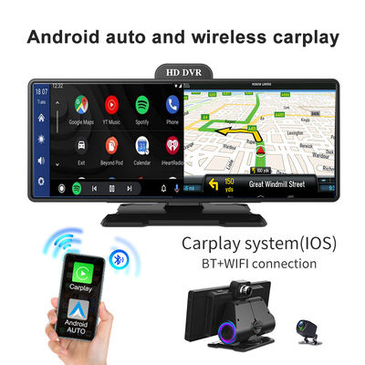 4K 10.26&quot; Car DVR Android Carplay Dashboard Auto ADAS WiFi Dash Cam